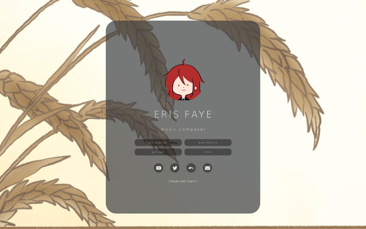 Eris Faye's Card
